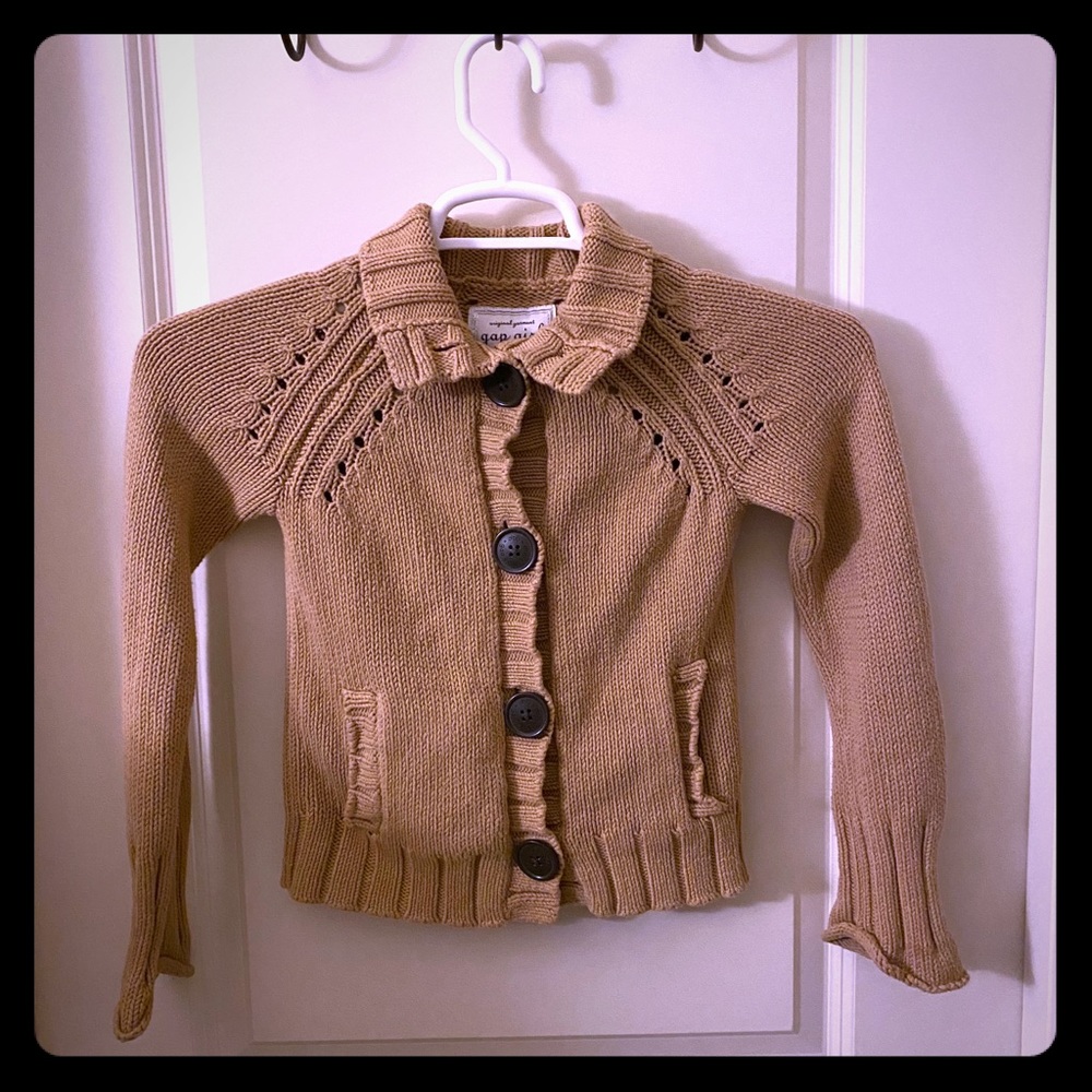Adorable GAP Girl Pocketed Knit Sweater Size 8 (M)